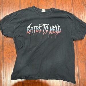 band Tee vintage “gates to hell” large